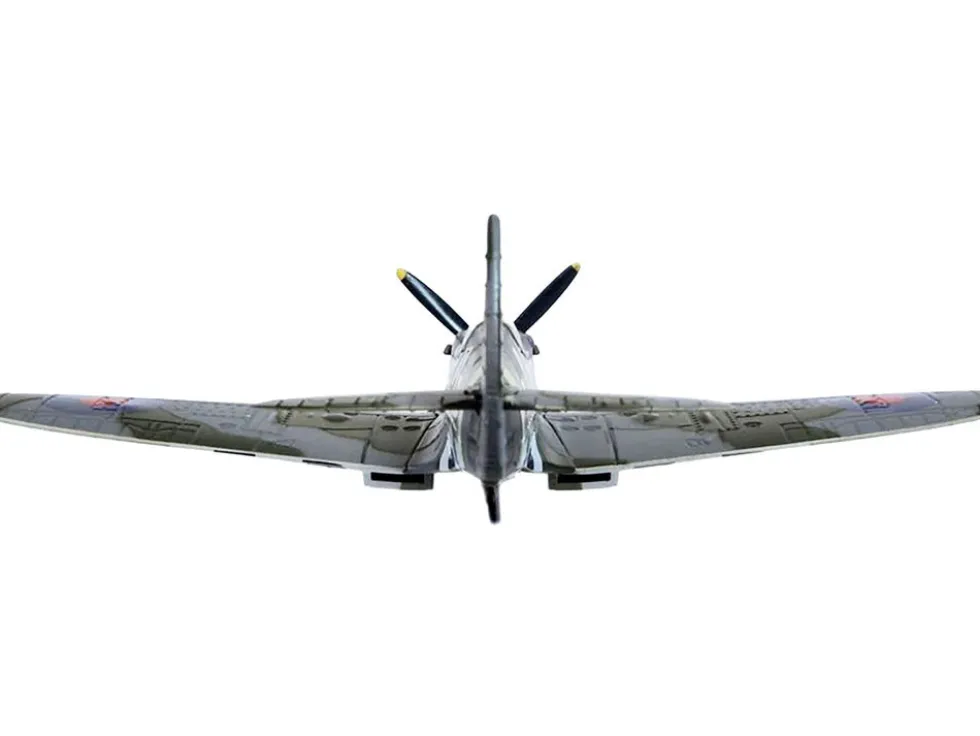 Supermarine Spitfire Mk IXE Fighter Aircraft 21 T 443 Squadron 127 Wing Belgium 1945 Royal Canadian Air Force Oxford Aviation Series 1/72 Diecast Model Airplane Oxford Diecast AC098