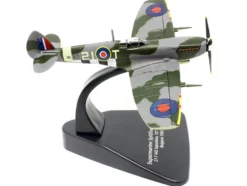 Supermarine Spitfire Mk IXE Fighter Aircraft 21 T 443 Squadron 127 Wing Belgium 1945 Royal Canadian Air Force Oxford Aviation Series 1/72 Diecast Model Airplane Oxford Diecast AC098