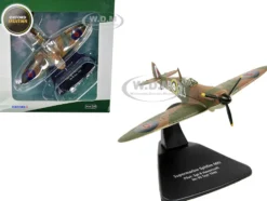 Supermarine Spitfire MK1 SGT R Havercroft No 92 Sqn 1940 1/72 Diecast Model Airplane Oxford Diecast AC001