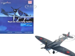 Supermarine Spitfire Mk.Vb Trop Fighter Aircraft "EP706, George Beurling, No. 249 Squadron, Malta" (1942) British Royal Air Force "Air Power Series" 1/48 Diecast Model by Hobby Master