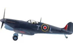 Supermarine Spitfire Mk.Vb Trop Fighter Aircraft "EP706, George Beurling, No. 249 Squadron, Malta" (1942) British Royal Air Force "Air Power Series" 1/48 Diecast Model by Hobby Master