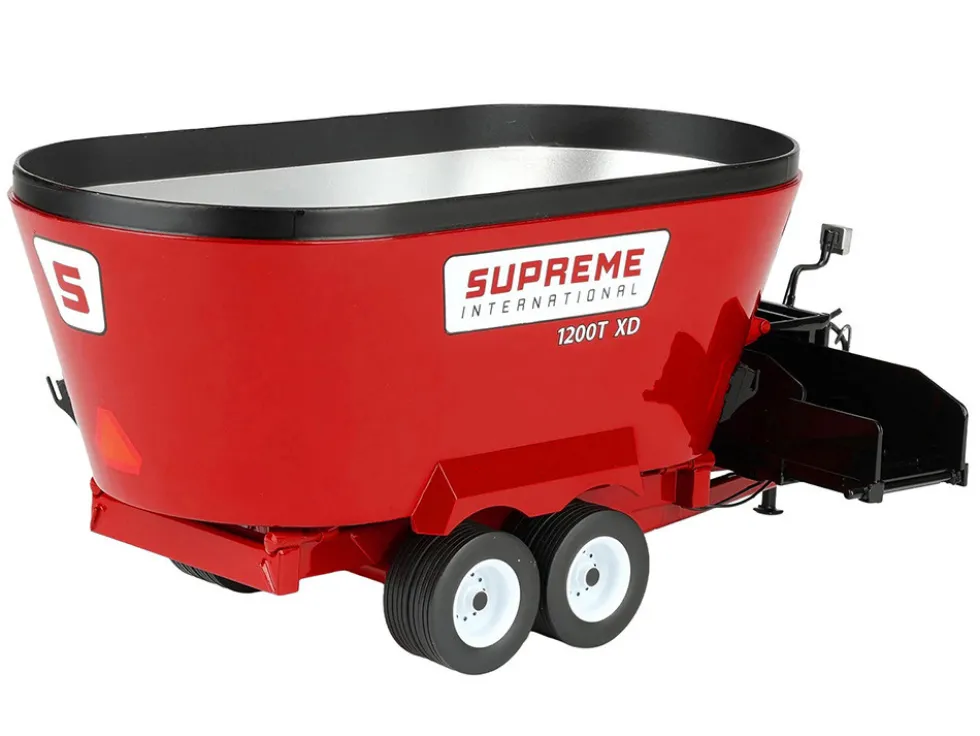 Supreme International 1200T Vertical Feed Mixer Red 1/32 Diecast Model by SpecCast