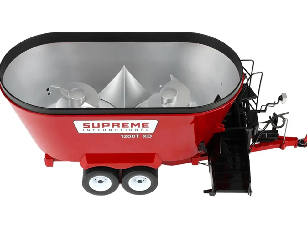 Supreme International 1200T Vertical Feed Mixer Red 1/32 Diecast Model by SpecCast