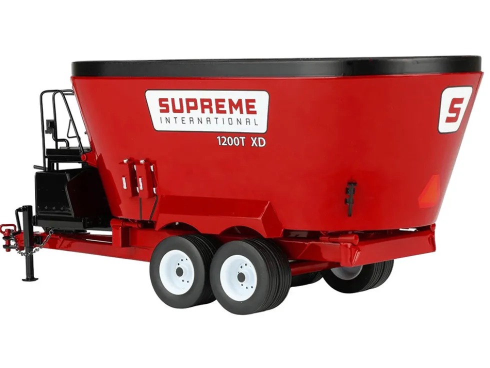Supreme International 1200T Vertical Feed Mixer Red 1/32 Diecast Model by SpecCast