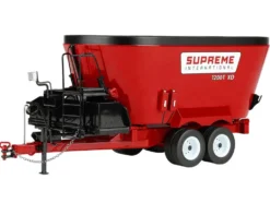 Supreme International 1200T Vertical Feed Mixer Red 1/32 Diecast Model by SpecCast