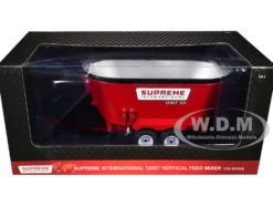 Supreme International 1200T Vertical Feed Mixer Red 1/32 Diecast Model by SpecCast