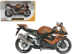 Suzuki GSX R1000 Bronze Motorcycle 1/12 Diecast Model Maisto 31106