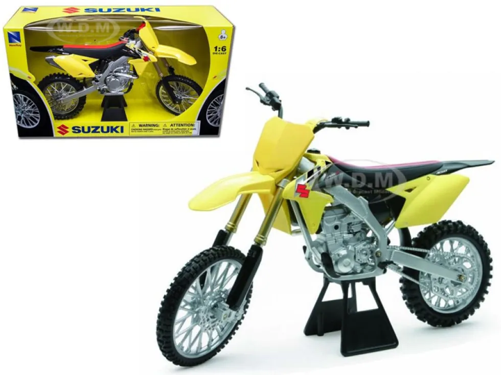 2014 Suzuki RM-Z450 Bike Motorcycle 1/6 Model New Ray 49473