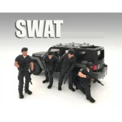 SWAT Team Rifleman Figure For 1:18 Scale Models American Diorama 77420