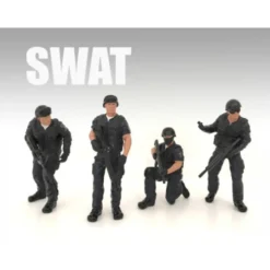 SWAT Team Rifleman Figure For 1:24 Scale Models American Diorama 77470
