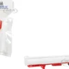 Tanker Trailer White and Red 1/87 (HO) Plastic Model Car by HO Logistics