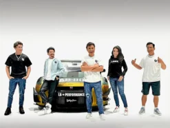 Team Liberty Walk 5 piece Figure Set for 1/18 Scale Models by American Diorama