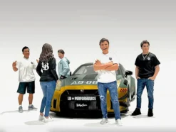 Team Liberty Walk 5 piece Figure Set for 1/18 Scale Models by American Diorama