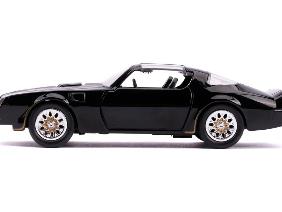 Tego's Pontiac Firebird Black Gold Stripes Hood Bird Fast & Furious Series 1/32 Diecast Model Car Jada 30763
