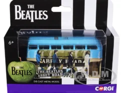 The Beatles London Double Decker Bus "Abbey Road" Blue and Beige Diecast Model Car by Corgi