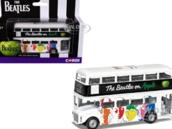The Beatles London Double Decker Bus "The White Album" White Diecast Model Car by Corgi