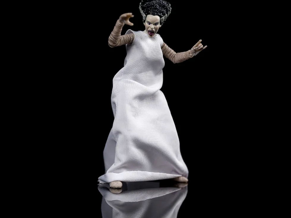 The Bride of Frankenstein 6" Moveable Figurine Chains Alternate Head Hands Universal Monsters Series Jada 31960