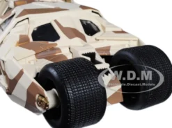 The Dark Knight Batmobile Batman Diecast Figure Camouflage Version DC Comics Series 1/24 Diecast Model Car Jada 98543