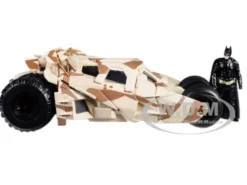 The Dark Knight Batmobile Batman Diecast Figure Camouflage Version DC Comics Series 1/24 Diecast Model Car Jada 98543