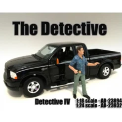The Detective #4 Figure For 1:24 Scale Models American Diorama 23932