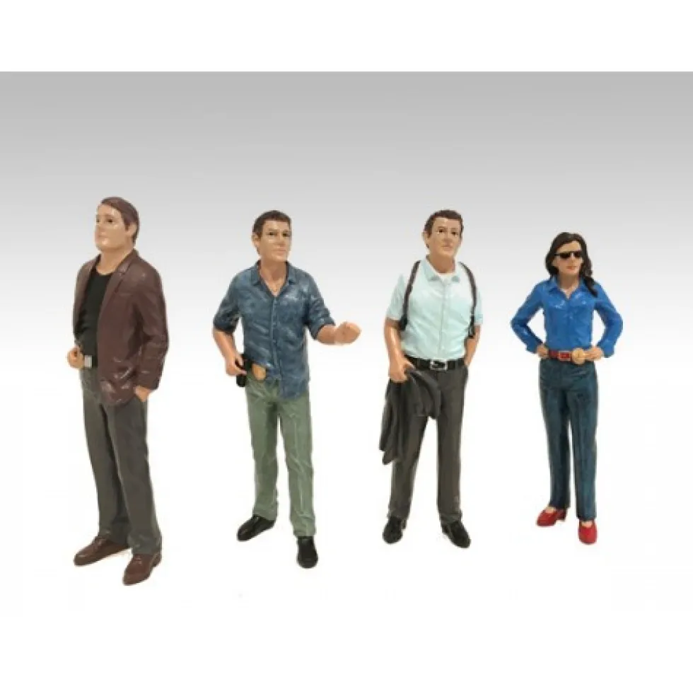 The Detective #4 Figure For 1:24 Scale Models American Diorama 23932