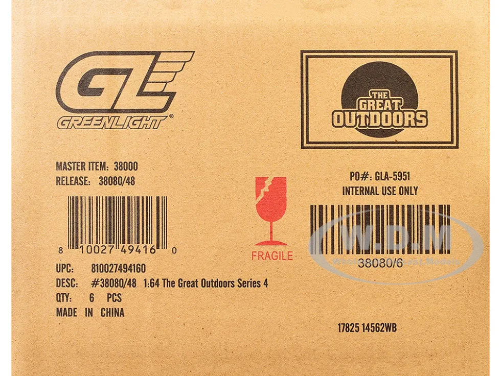 The Great Outdoors Series 4 Set of 6 pieces 1/64 Diecast Model Cars by Greenlight