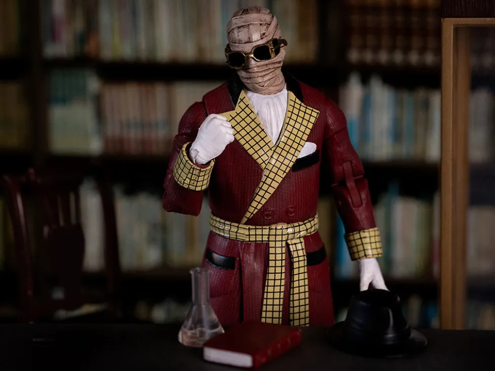 The Invisible Man 6 Moveable Figure Accessories Alternate Head Hands Universal Monsters Series Jada 33776