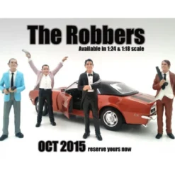 The Robbers Robber I Figure For 1:24 Scale Models American Diorama 23921