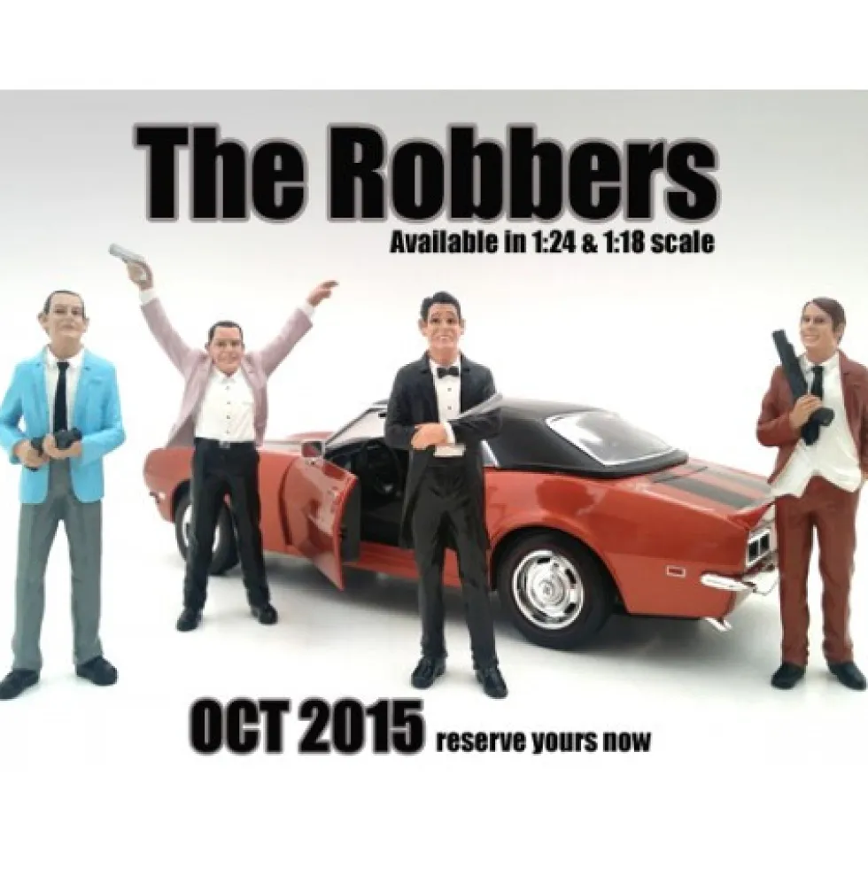 The Robbers Robber I Figure For 1:24 Scale Models American Diorama 23921