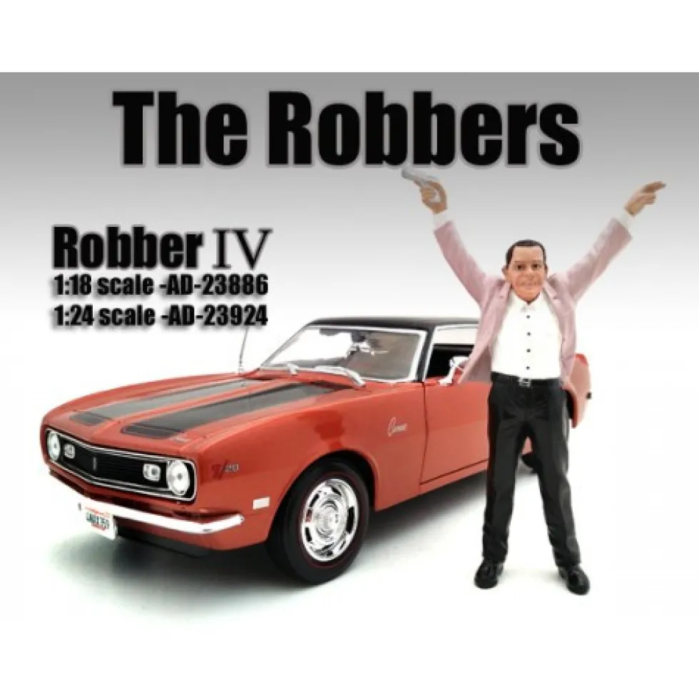 The Robbers Robber IV Figure For 1:24 Scale Models American Diorama 23924