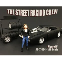 The Street Racing Crew Figure IV For 1:18 Scale Models American Diorama 77434