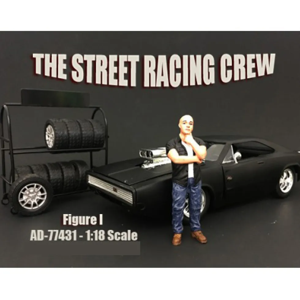 The Street Racing Crew Figure I For 1:18 Scale Models American Diorama 77431