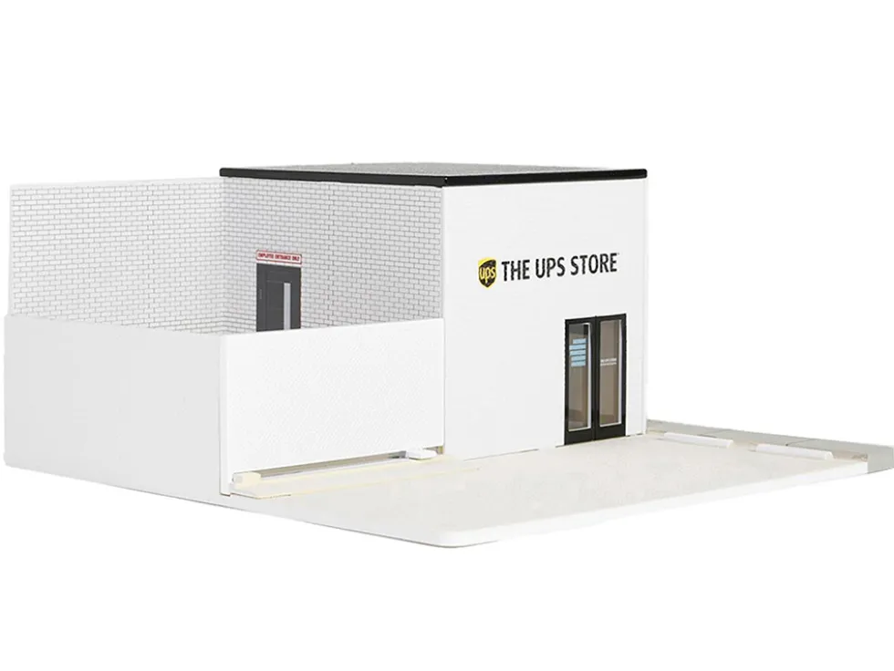 The UPS Store Diorama Mechanic s Corner for 1/64 Scale Models Greenlight 51491