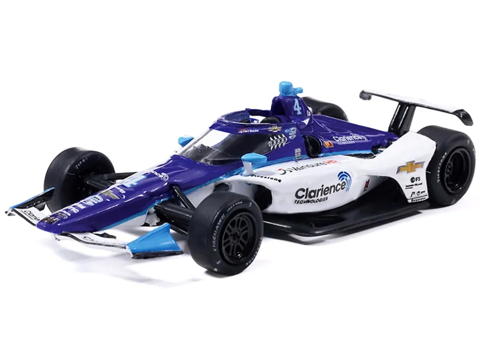 109th Indianapolis 500 (2025) Podium Set of 3 IndyCars 1/64 Diecast Model Cars by IXO Models