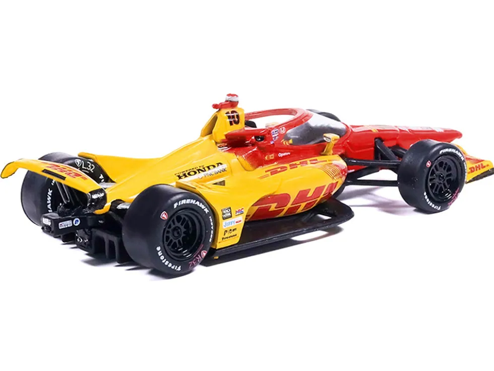 109th Indianapolis 500 (2025) Podium Set of 3 IndyCars 1/64 Diecast Model Cars by IXO Models