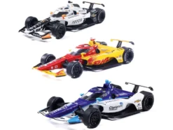 109th Indianapolis 500 (2025) Podium Set of 3 IndyCars 1/64 Diecast Model Cars by IXO Models