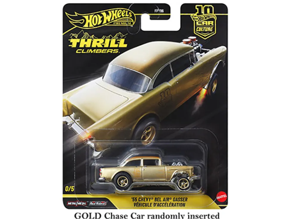 Thrill Climbers 5 piece Set "Car Culture 10th Anniversary" 2025 Series Q Diecast Model Cars by Hot Wheels