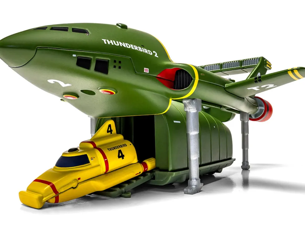 Thunderbird 2 Aircraft and Thunderbird 4 Submarine "Thunderbirds" (1965-1966) TV Series "F.A.B. Collection" Diecast Model Car by Corgi