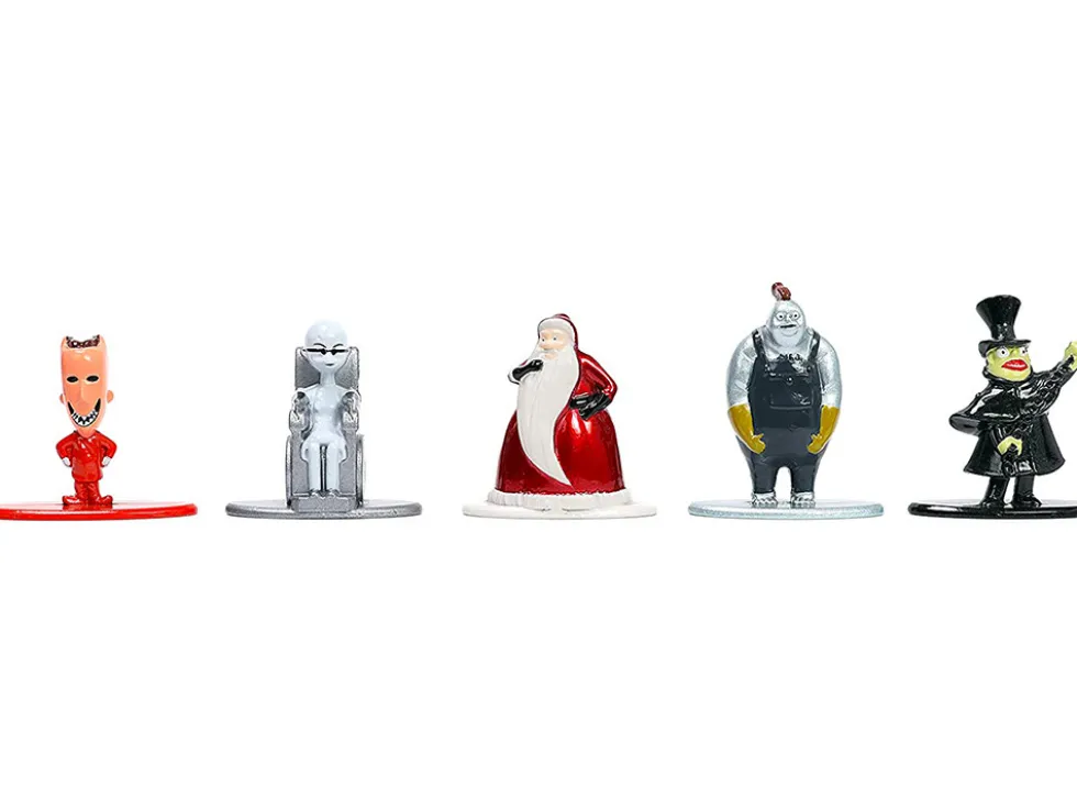 Tim Burton's The Nightmare Before Christmas Set of 18 Diecast Figurines Nano Metalfigs Series Jada 32912