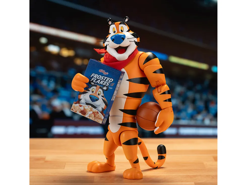 Tony the Tiger 6.75" Moveable Figure with Alternate Hands and Accessories "Kellogg's Frosted Flakes" Model by Jada