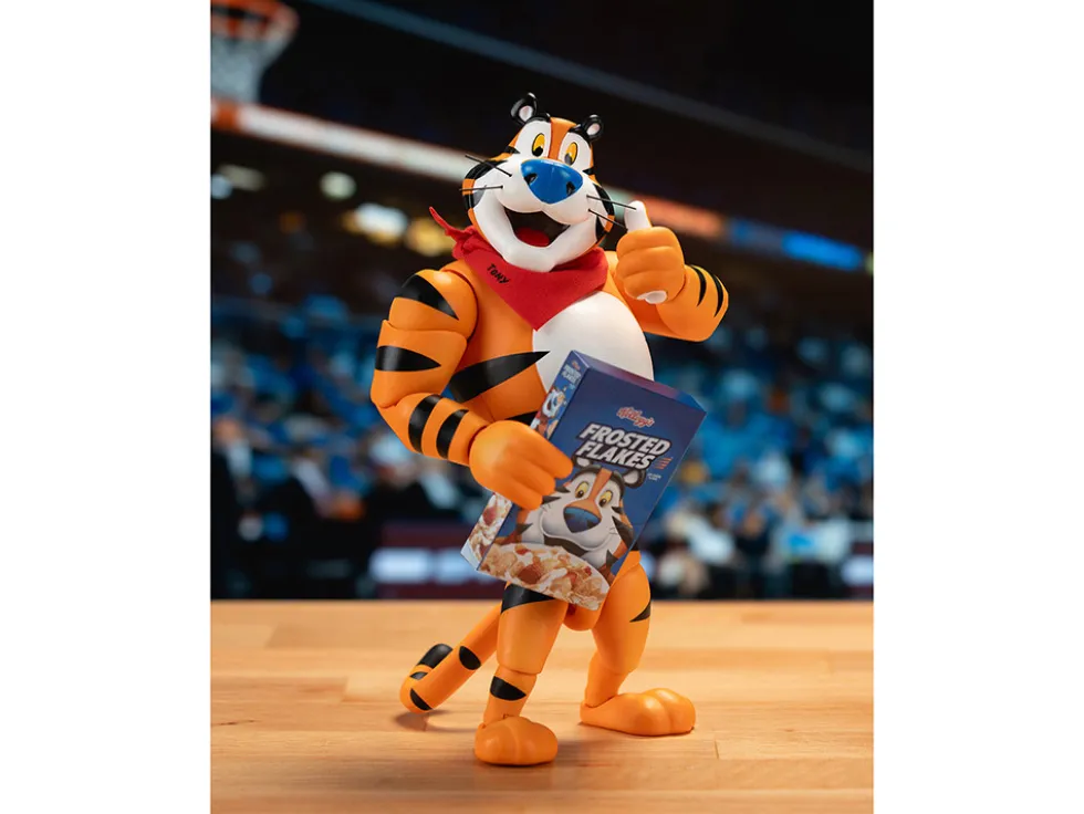 Tony the Tiger 6.75" Moveable Figure with Alternate Hands and Accessories "Kellogg's Frosted Flakes" Model by Jada
