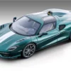 2020 Touring Superleggera Arese RH95 Green Metallic with White Stripes Mythos Series Limited Edition to 70 pieces Worldwide 1/18 Model Car Tecnomodel TM18-268A