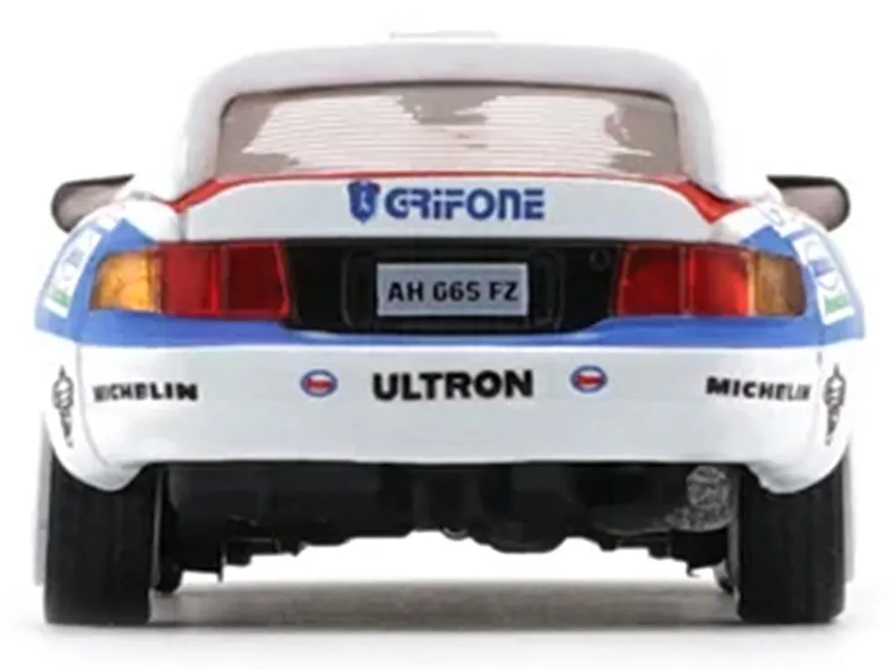 Toyota Celica GT-Four #21 Gilberto Pianezzola - Loris Roggia "Rallye Sanremo - Rallye d'Italia" (1996) with Extra Wheels 1/64 Diecast Model Car by BM Creations