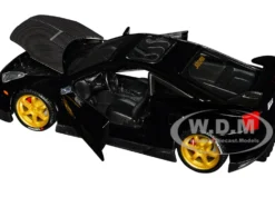 Toyota Celica GT-S Black with Carbon Hood and Sunroof "Maisto Design Tokyo Mod" Series 1/24 Diecast Model Car by Maisto