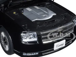 Toyota Century Curtains RHD Right Hand Drive Black Special Edition 1/18 Model Car Autoart 78765