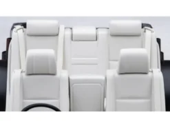 Toyota Century Open Car Convertible RHD Right Hand Drive Black with White Interior 1/18 Model Car Autoart 79531