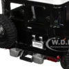 Toyota FJ40 Land Cruiser Black with White Top 1/24 Diecast Model Car Motormax 79323BK