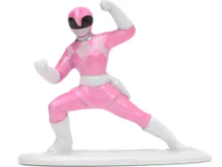 Toyota FT-1 Concept Pink Metallic Pink Ranger Diecast Figurine Power Rangers Hollywood Rides Series 1/32 Diecast Model Car Jada 33079