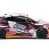 Toyota Goodride GR Yaris RHD (Right Hand Drive) "EVA RT Production Model-08" Pink Metallic with Graphics 1/64 Diecast Model Car by Pop Race