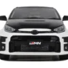 2022 Toyota GRMN Yaris RHD (Right Hand Drive) Platinum White Pearl with Black Hood and Top Limited Edition to 999 pieces Worldwide 1/18 Model Car by Otto Mobile